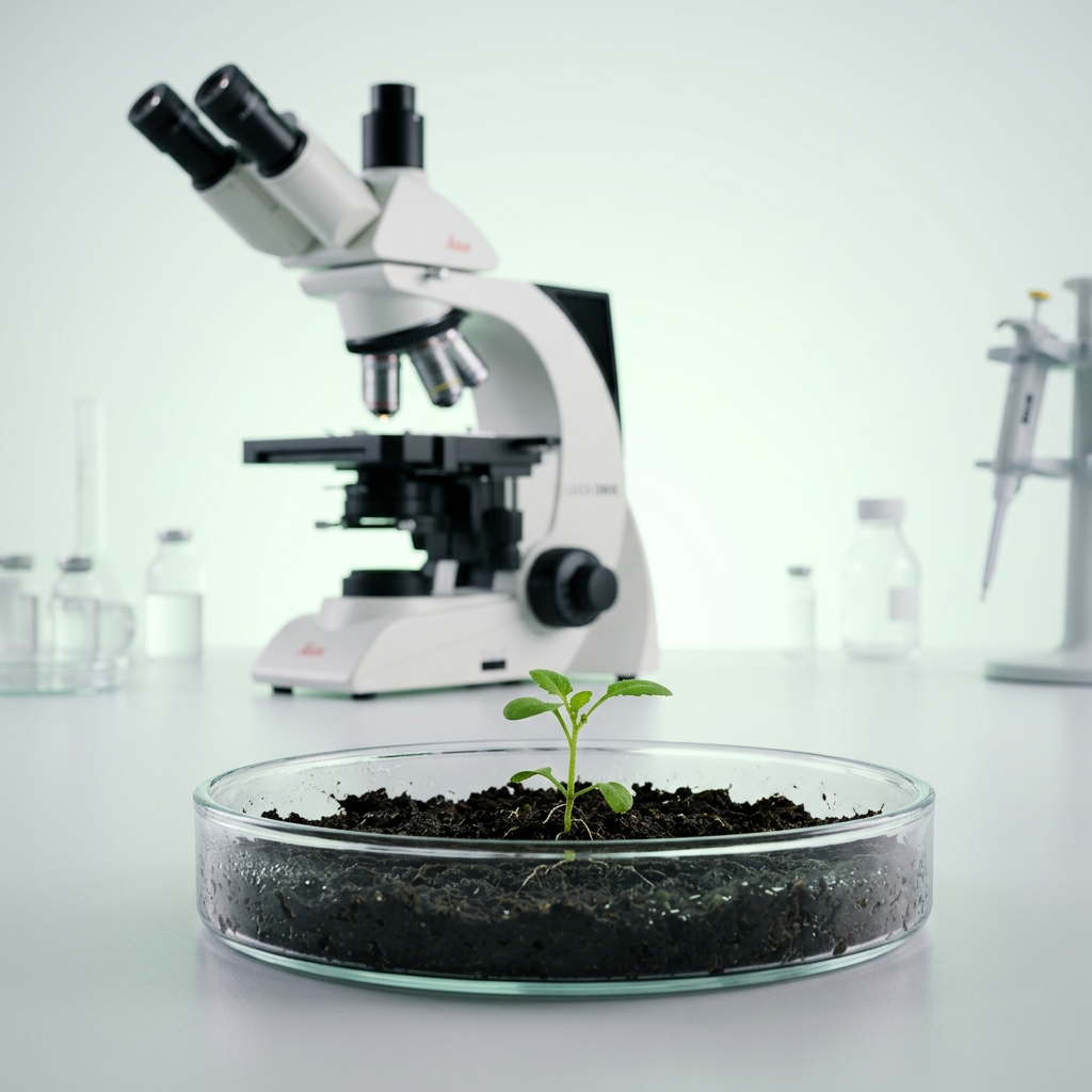 Microscope and Plant